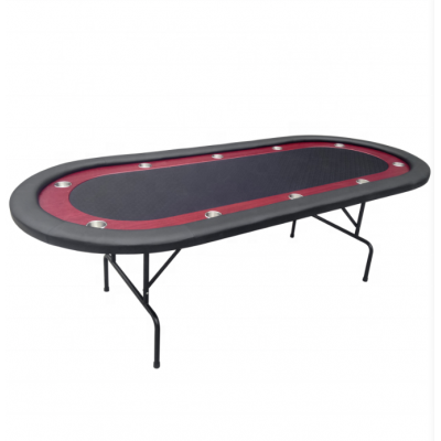 10 person casino table folding  texas hold'em poker table