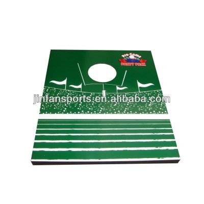 Environment friendly design of bean bag toss game/desktop bean toss game