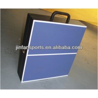 Mini table tennis top foldable