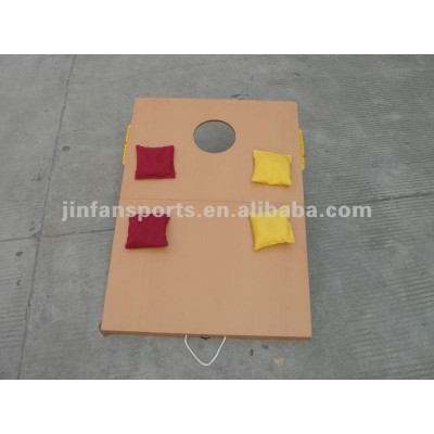 folding corn hole toss game - bean bag toss game