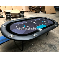 240x120CM Strong Foldable Iron Leg oval Poker Table