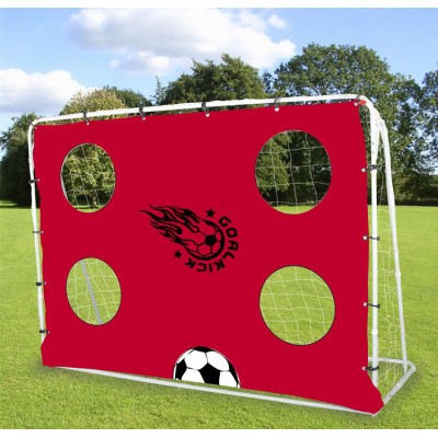 Wholesale multifunctional Metal Soccer Goal with rebound net and target shot